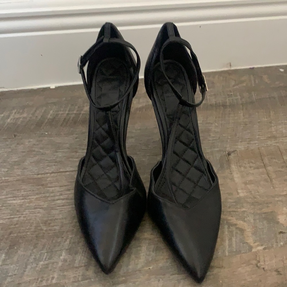Zara t ankle strap heels